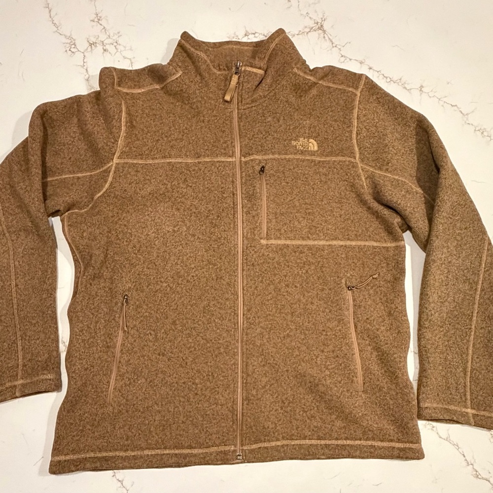 The North Face Tan Fleece Jacket